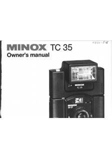 Minox 35 GT manual. Camera Instructions.